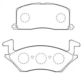 Комплект тормозных колодок, дисковый тормоз AISIN купить